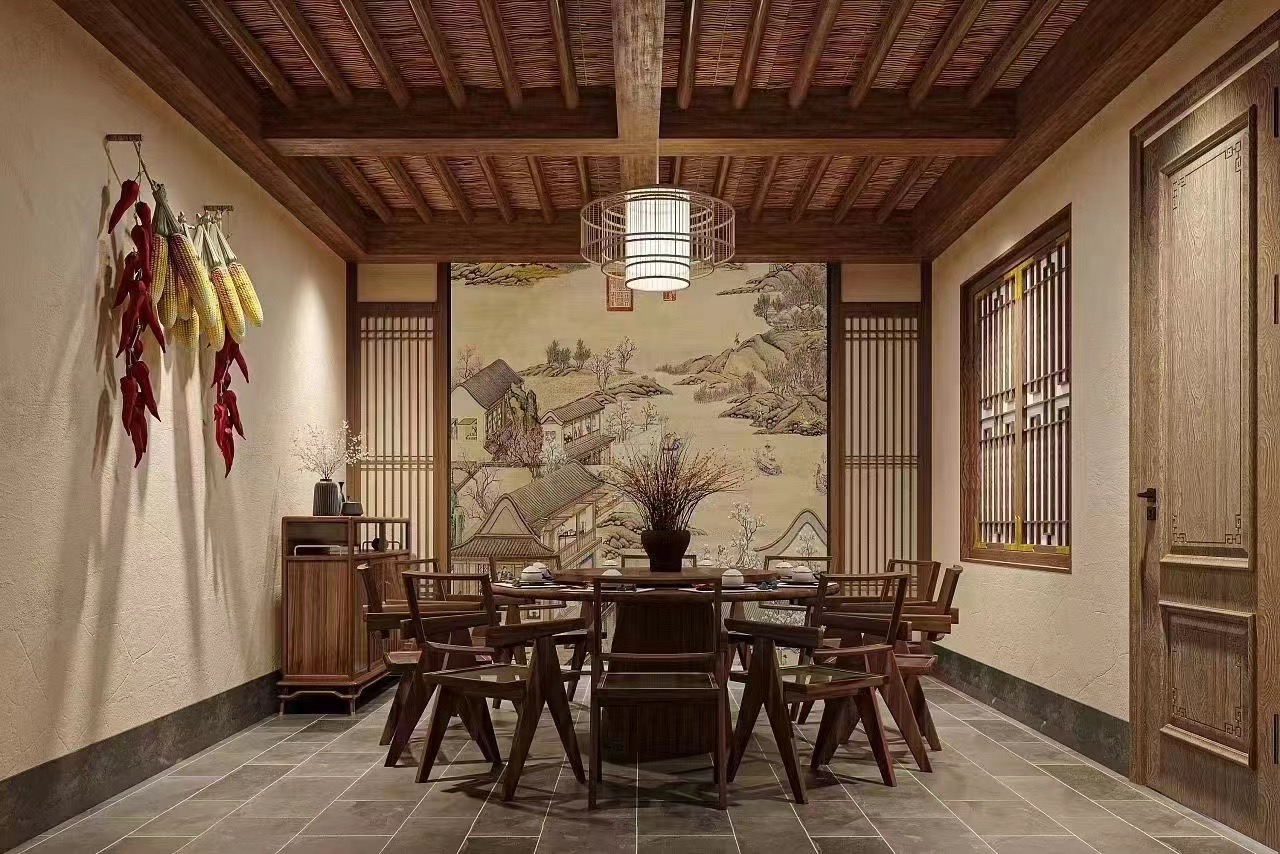 農(nóng)家樂小院餐廳該怎么裝修設(shè)計才好？