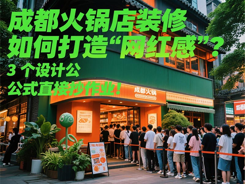 成都火鍋店裝修如何打造“網(wǎng)紅感”？3個(gè)設(shè)計(jì)公式直接抄作業(yè)！
